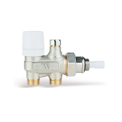 Valvola Termostatizzabile a 4 Vie 1/2" per Impianto Monotubo con Bypass Fisso – WATTS 102M
